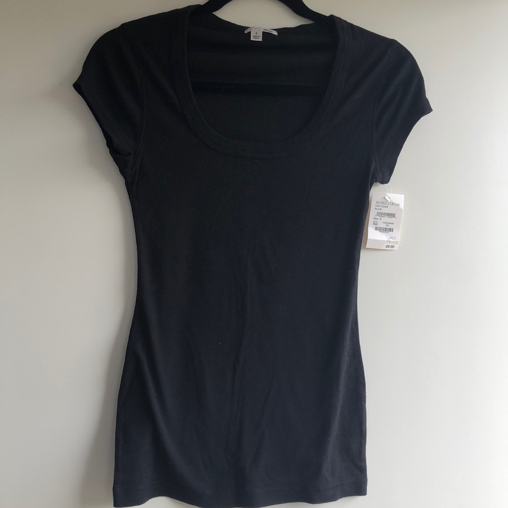 NWT Halogen size small t shirt black